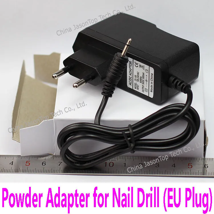 

9V EU Plug Power Adapter for Electric Nail Drill UV Gel Remover Machine Nail Art Manicure Pedicure Cuticle Removing Tool AC DC