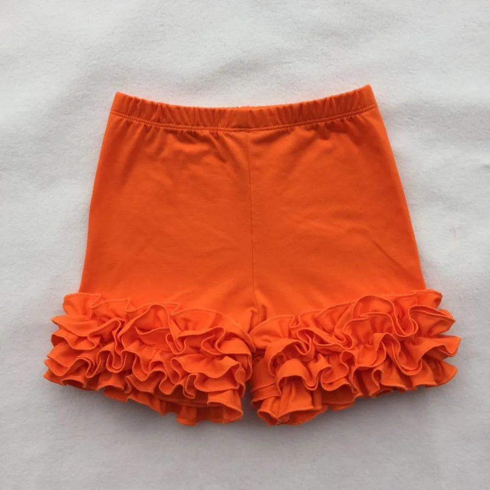 Baby Cotton Ruffle Baby Shorts Toddler Girls Shorts Kids Knit Icing