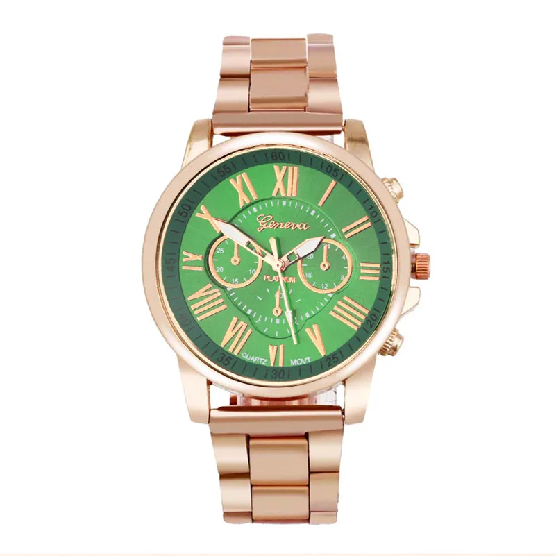 Women Men watch Luxury Stylish Fashion Roman Number Stainless Steel Quartz Sports Dial Wrist Watch Men Wholesale#2AP23 (21)