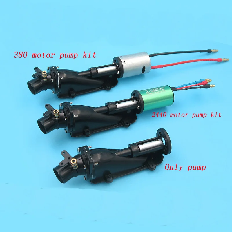 RC Model Boat High Speed 16mm RC Jet Engine 380/2440 Brushless Motor Jet Motor Water Jet Drive Pumps w Cooler for RC Boat Parts
