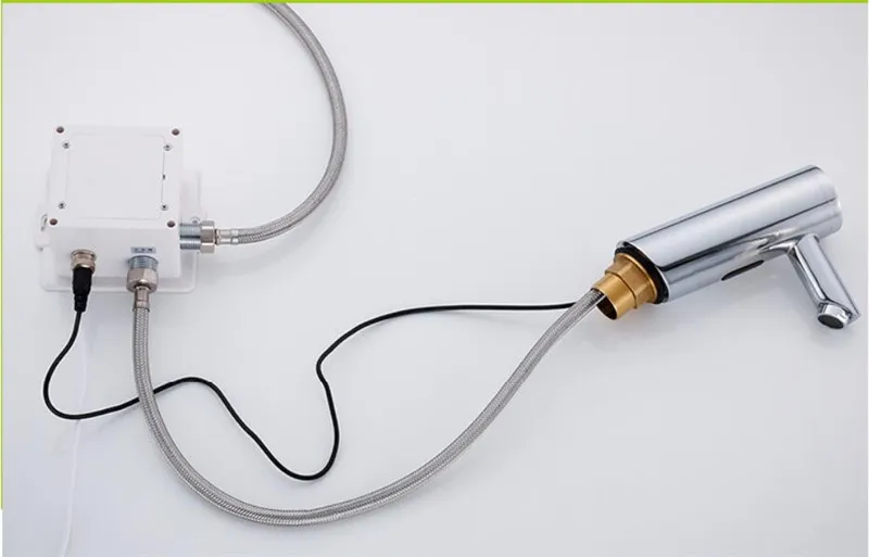 Смеситель для раковины инфракрасная электроника со смешиванием питание 6v