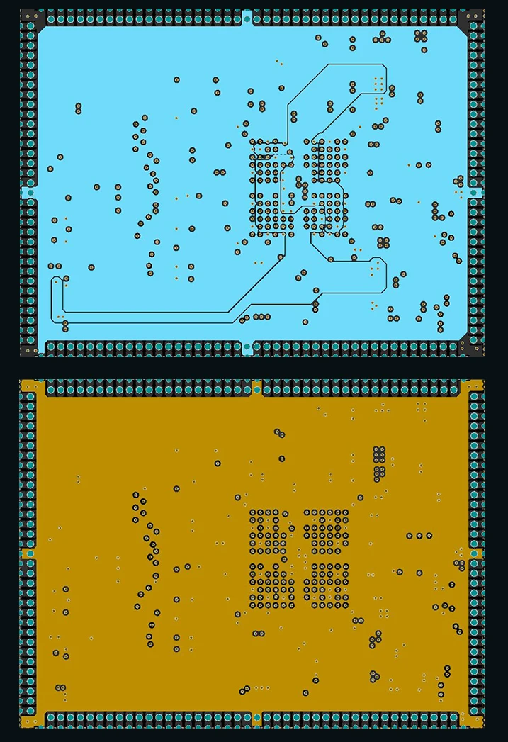 Altera EP4CE6/EP4CE10 FPGA основная плата SDRAM штамп отверстие