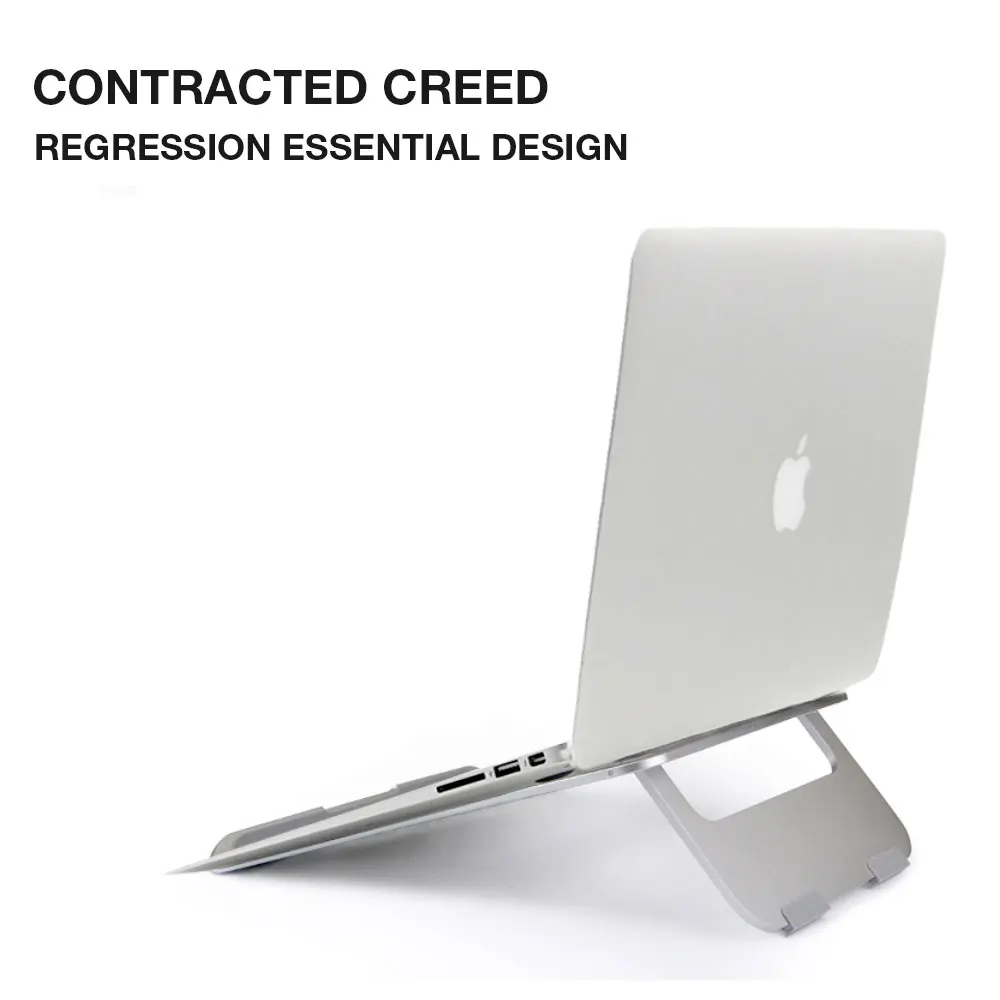 Алюминий Vertica Портативный ноутбук стоять складной работа в офисе ноутбук держатель Тетрадь рабочего кронштейн для ПК MacBook Air Pro