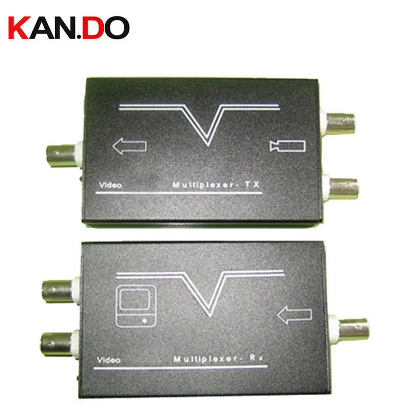 

2-Channel Video Multiplexer with Common-Cable-Transmission for CCTV Security Camera by Coaxial Cable up to 600m 1 pair