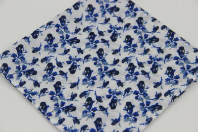 Women man children handkerchief cotton /partysu style wave point printed 28cm/Many Uses - Цвет: 1