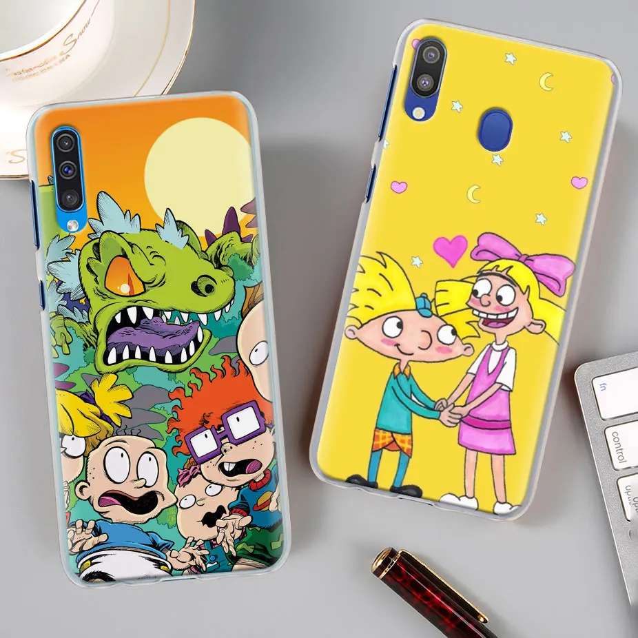 Rugrats удивительные чехол для samsung Galaxy A30 A40 A50 A70 A6 A8 плюс A7 A9 M30 Футляр для телефона