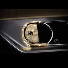 Zinc Alloy with Crystal Sticker for Electronic Parking Brake Button Cover Special Suitable for Jaguar XF XJI Car Accessories