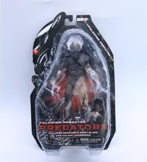 NECA Falconer Хищники Falconer хищник, ПВХ фигурку Коллекционная модель игрушки со съемной талией лезвие