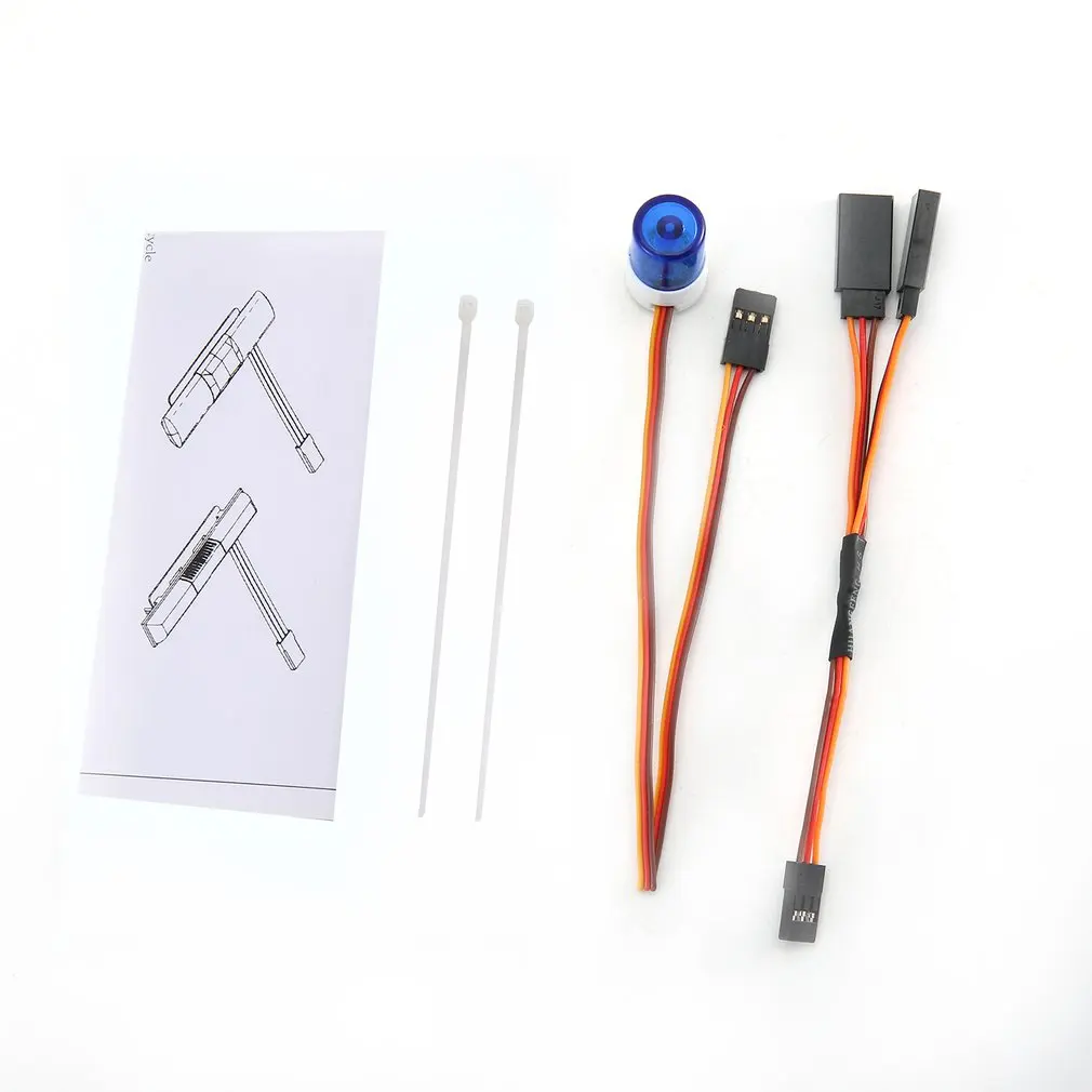 

Brighter 13*18mm LED Light with Strobing-blasting/Flashing/Rotating Function for 1/10 RC Car 1/14 Tamiya Tractor Truck