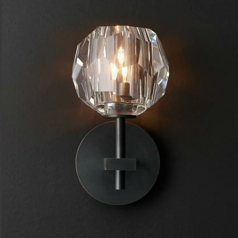 Livewin настенная лампа Хрустальная бра роскошный светильник лофт Wandlamp