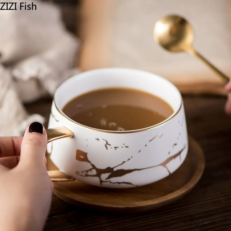 Cat feces Coffee Cups Italian Condensed Ceramic Cup Saucer Suit afternoon tea Small with dish spoon Set | Дом и сад