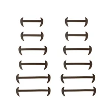 12 шт./компл.; шнурки из эластичного силикона; Для мужчин Для женщин кожаные туфли ленивые шнурки без завязок; 3 цвета