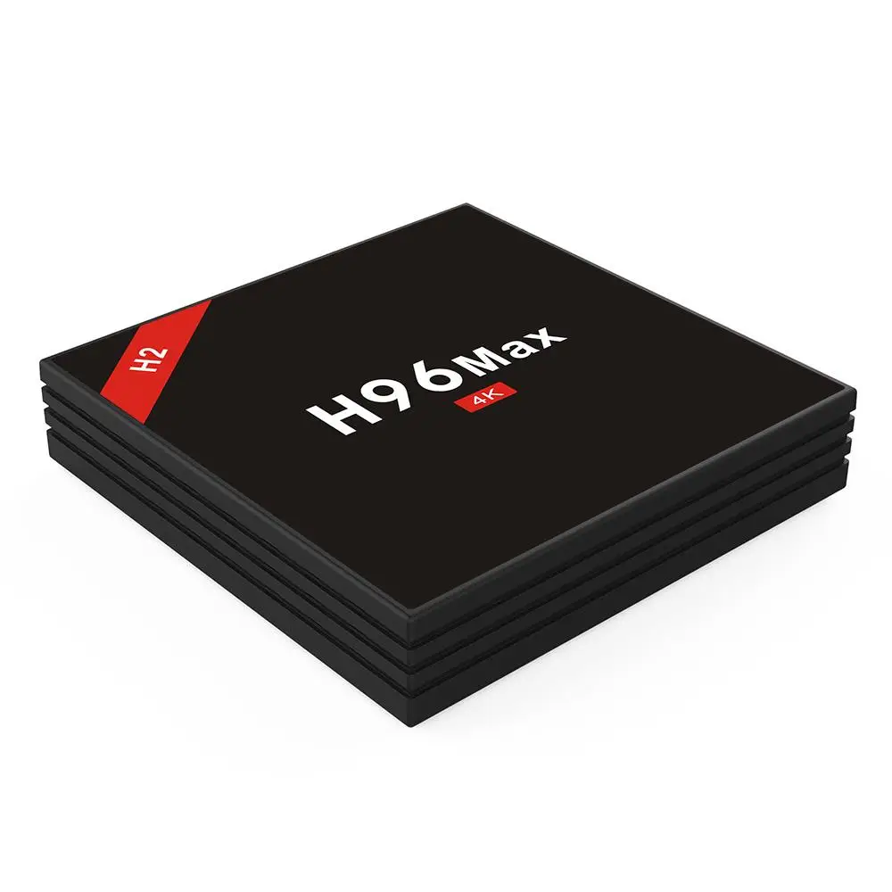 EU Plug 32G H96MAX-H2B Android 7,1 Smart tv Box Amlogic RK3328 четырехъядерный Wifi 2,4G/5G 4K Видео Медиа плейер для Live HD IPTV/VOD EPG Netfl - Цвет: EU Plug 32G