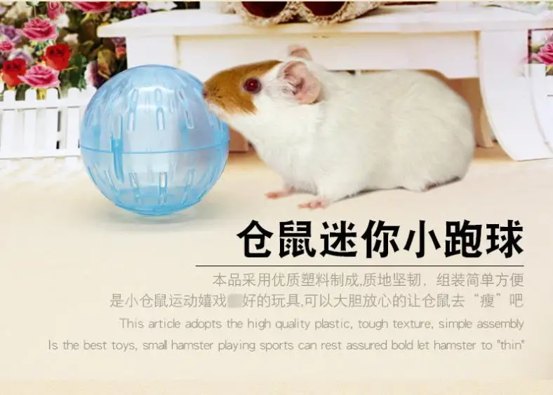 

Pet new hamster running ball hamster mini sprint ball 10cm multiple colors 10x10x10cm small ball 003