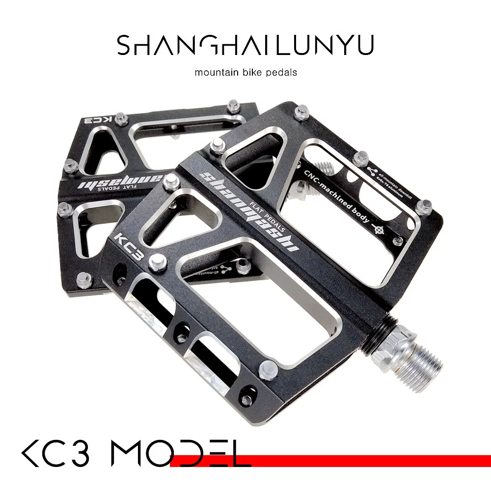

Bicycle pedals of MTB mountain bike Alu /2DU BMX bearings set bicycle support for flat -footed large feet treat ultra -light bic