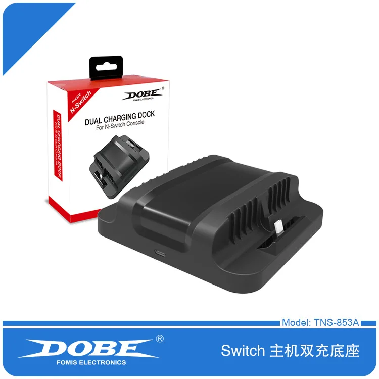 Foleto ДОБЕ USB двойной зарядная док-станция Стенд держатель для Nintendo switch-консоли N-переключатель контроллер