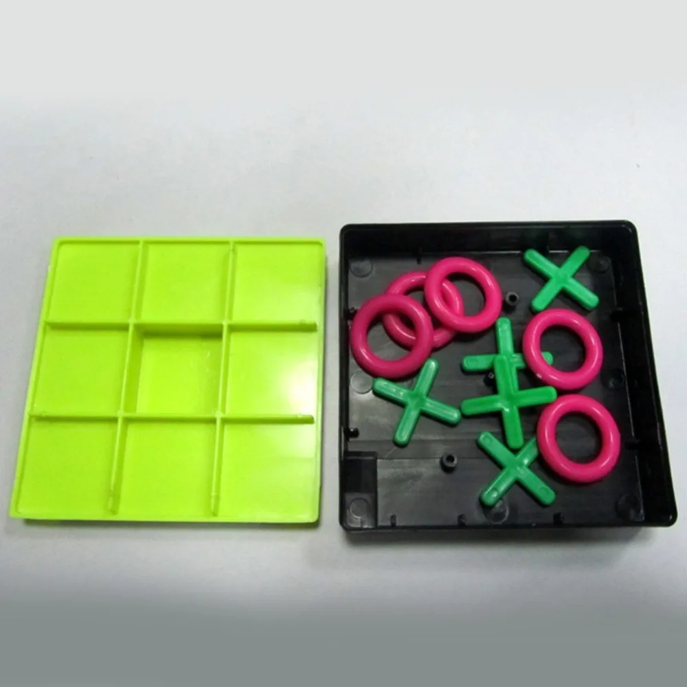 Parent-Child Interaction Leisure Board Game OX Chess Funny Developing Intelligent Educational Toys