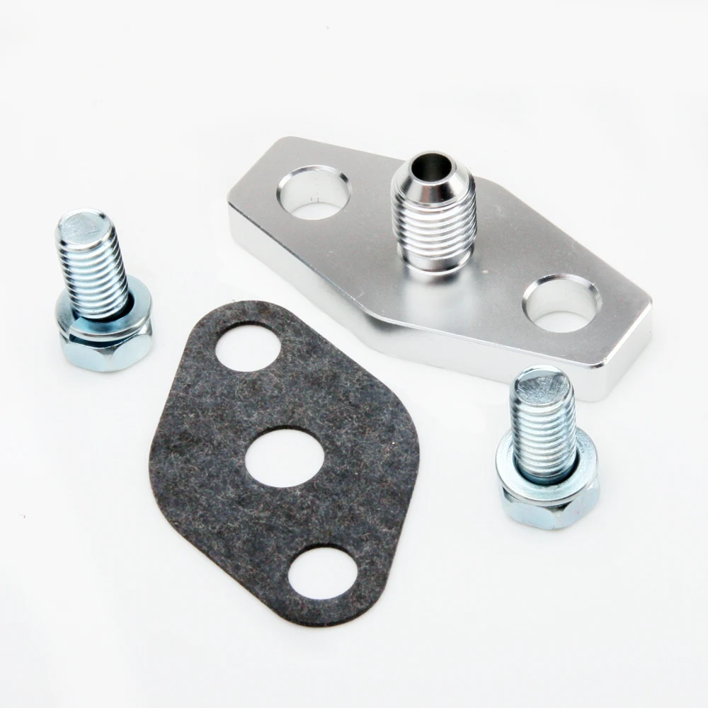 

Kinugawa Turbo Oil Feed Flange Kit w/ Restrictor 2.0mm for Garrett GT32 GT40