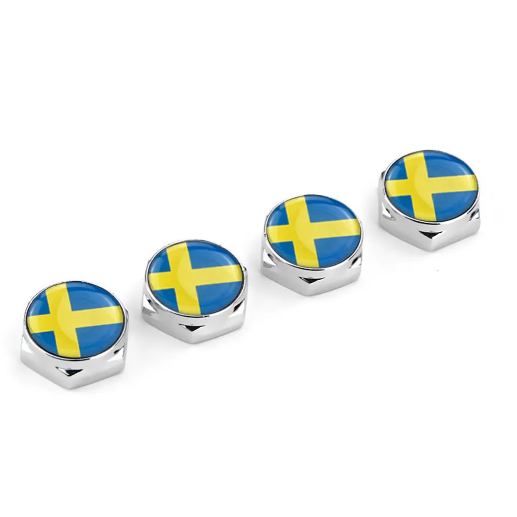 WUPP Nuts& Bolts NEW hot sale 4 Pcs Flag License Plate Frame Security Screw Bolt Caps Covers For Car Truck high quality 9615