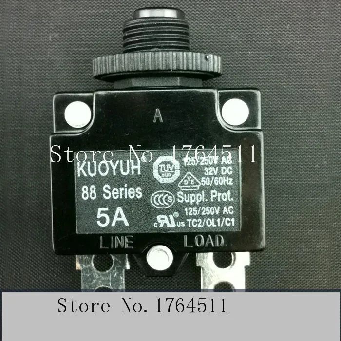 

KUOYUH 88 series pump current overload protection switch Taiwan imported 3A 4A 5A 6A 7A 8A 9A 10A 12A 13A Waterproof cap-20pcs