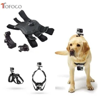 

2017 TOFOCO Fetch dog Mount dog Harness Chest Strap Mount for Go pro Camera Hero 4 Hero3+/3/SJ4000 Dog Chest Strap Accessories