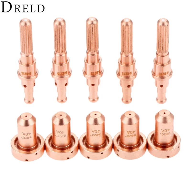 Фонарь для плазменной резки DRELD 10 шт. насадок 9 8215 + 8207 T/D SL 60/100 фонарь