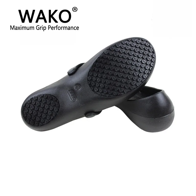 Женские босоножки для шеф повара WAKO с ремешком маслонепроницаемая обувь