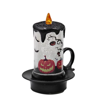 

Battery Powered Operated LED Electronic Candle Light Multi-color Changing 1 12 Pack Festival Halloween Theme Party Restaurant