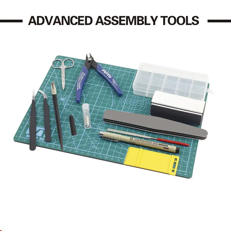 Набор инструментов для строительства модели, военная модель, аксессуары для самостоятельной шлифовки, набор инструментов для полировки, набор инструментов для сборки Gundam, набор инструментов - Цвет: VT-068