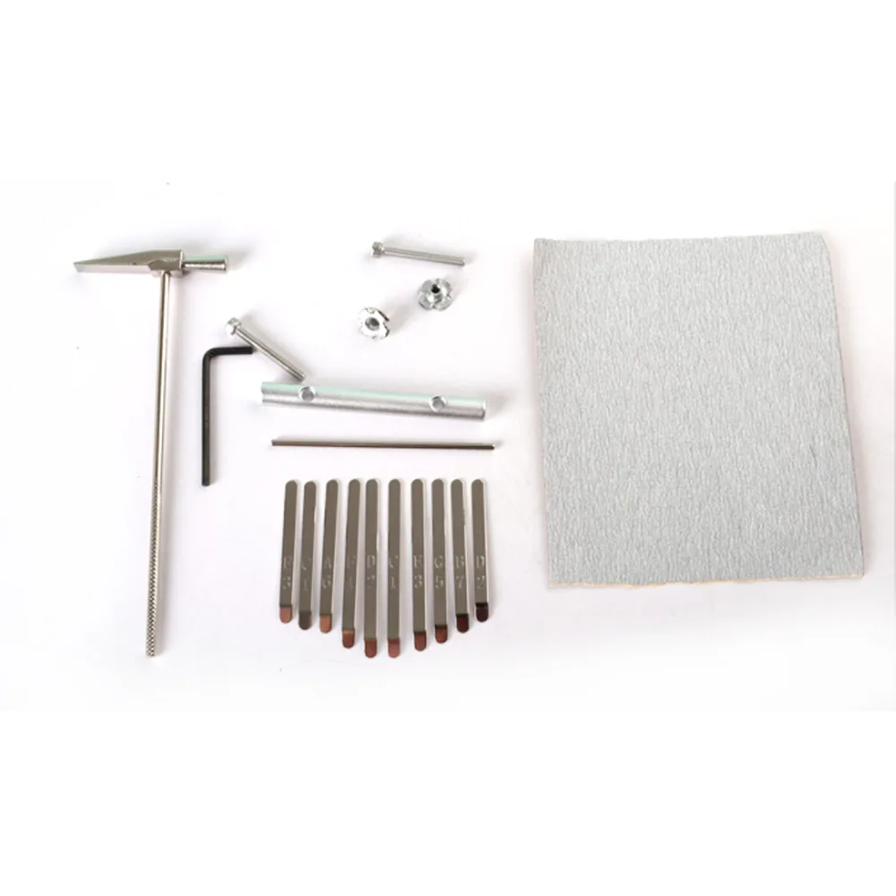 10 ключей DIY Набор Живопись калимба набор Mbira Африканский палец пальца пианино для начинающих любителей музыки и детей с Сумка для фортепиано
