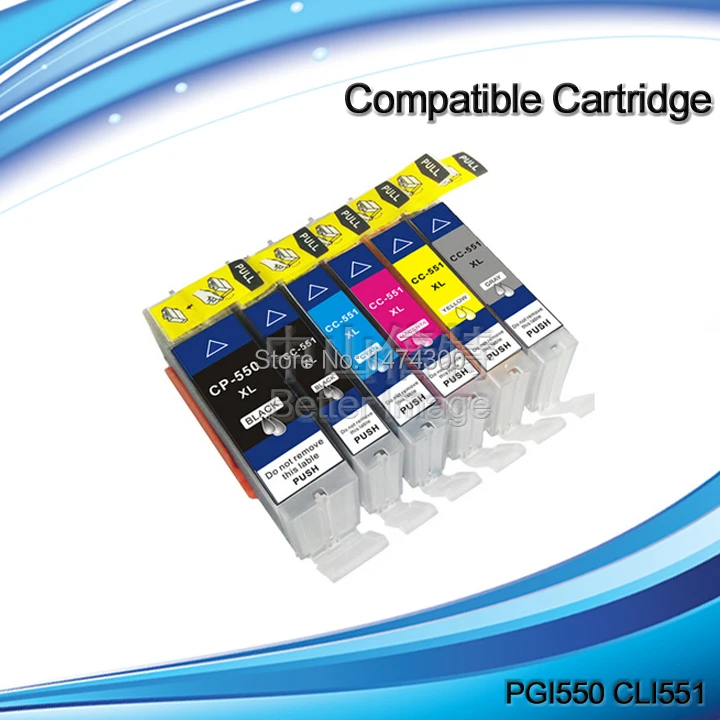 Чернильный картридж XIMO 6C для Canon IV Series PGI 150 250 350 450 550 650 750 850 CLI 151 251 351 451 551 651 751 851|ink