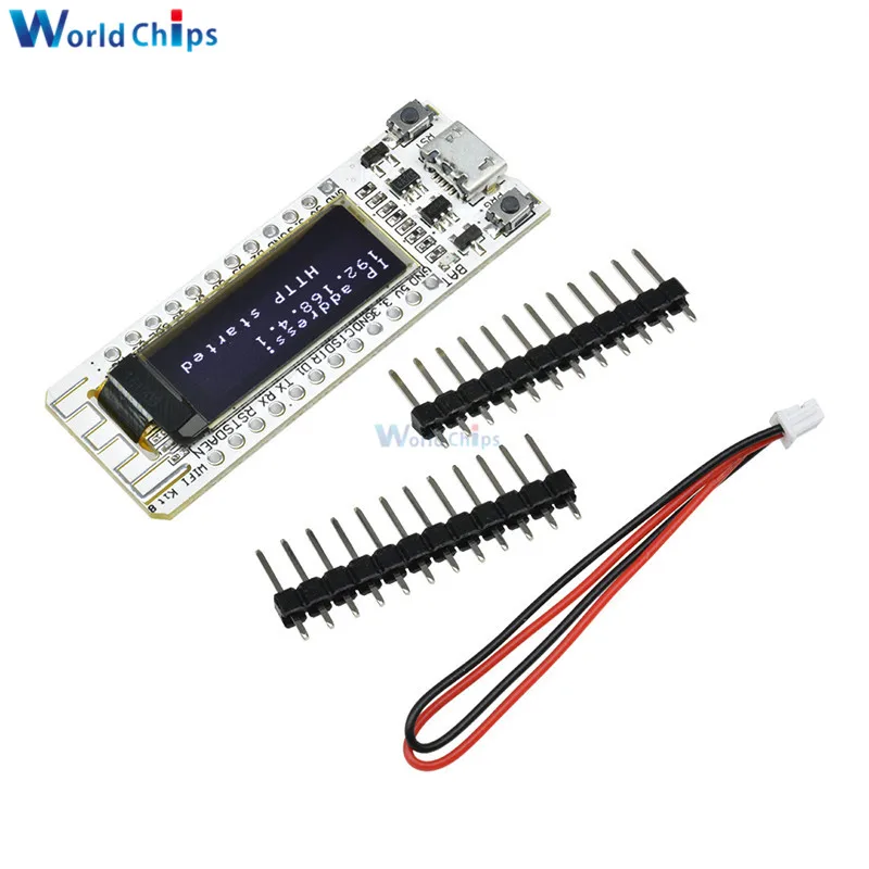 0,91 ''ESP8266 wifi чип 0,91 дюймов OLED CP2014 32Mb Flash ESP 8266 модуль Интернет вещей плата PCB NodeMcu для Arduino IOT