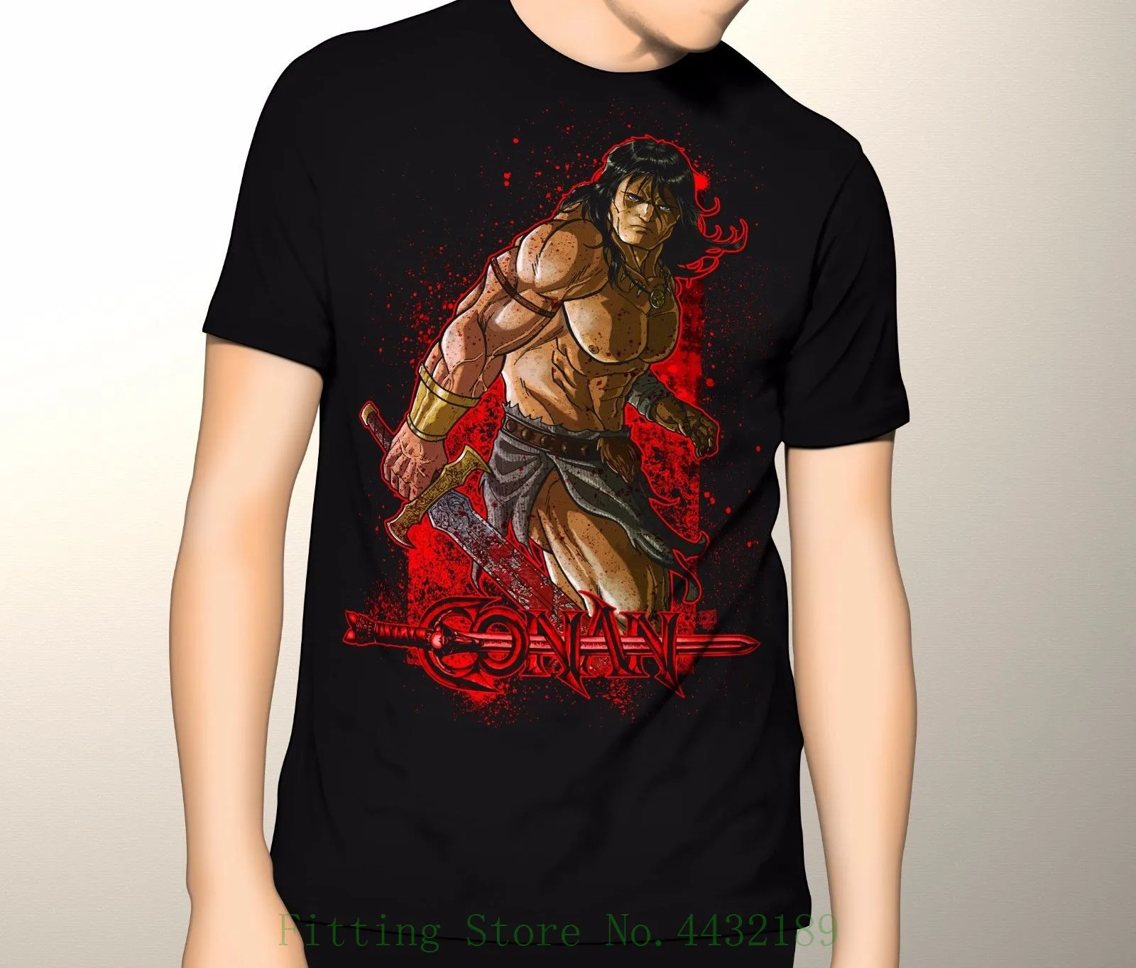 Conan The Barbarian Shirt Premium Graphic T Shirt S 5xl