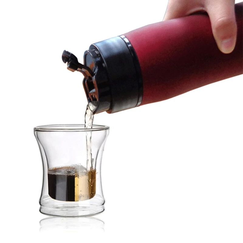 Portable Coffee Maker French Press Filter Espresso Machine Reusable Insulated