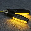 2 Pair Motorcycle Turn Signals LED Lights Flowing Water Flicker Flashers Indicators for Honda Kawasaki Ducati Suzuki KTM Aprilia ► Photo 2/6