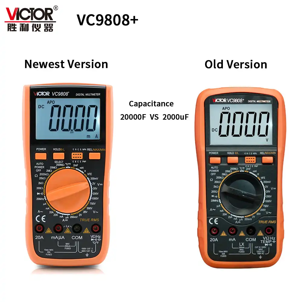 Multimètre numérique VICTOR VC9808