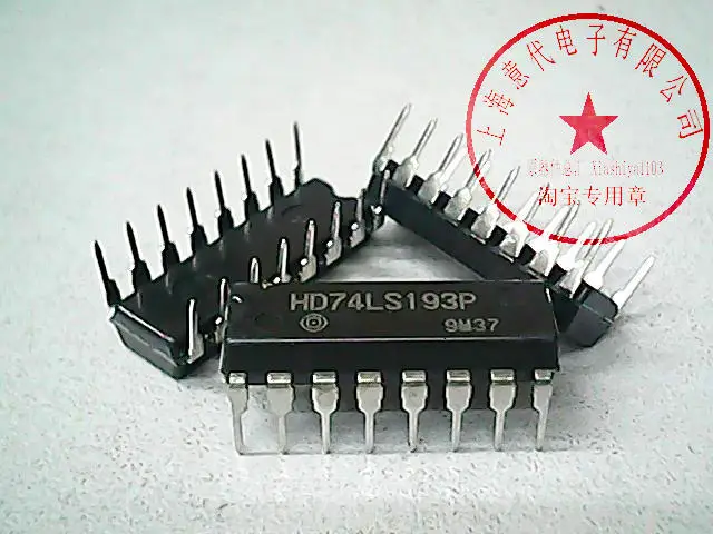 5PCS HD74LS193P / 74LS193 / SN74LS193N DIP-16 IC Chips - Integrated Circuits For Electronics Projects
