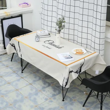 

Tablecloth Cotton and Linen Modern Minimalist Dining Table Cloth Tablecloth Rectangular Coffee Table Cloth Tablecloth 5
