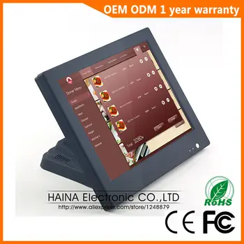 15'' All in one Touch Screen PC Desktop Computer for POS Terminal, Computador All in one for Cash Register