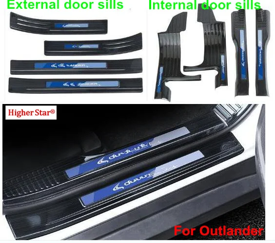 For Mitsubishi outlander 2019 2021 stainless steel car door sills scuff