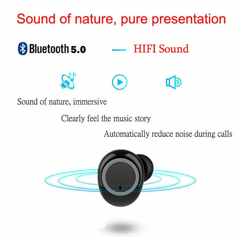 Twins Bluetooth Wireless Headsets Earbuds Headset Earphone For Apple iPhone Airpods Twins Bluetooth Wireless Headsets Earbuds Headset Earphone For Apple iPhone Airpods