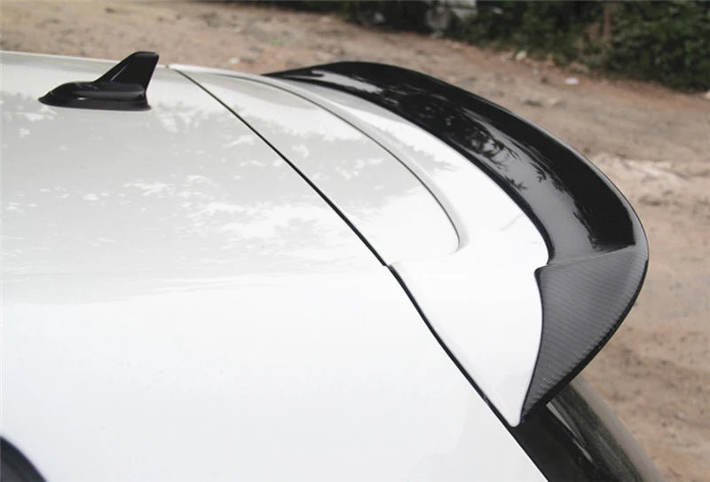 Задний спойлер на крыло крышу для губ подходит VW Golf 6 MK6 VI GTI & R20 Углеволокно 2010 2013
