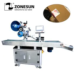 ZONESUN XL-T833 автоматический коробочное уплотнение складной угловой клей стикеры упаковка этикеточная машина аппарат для упаковки продуктов в