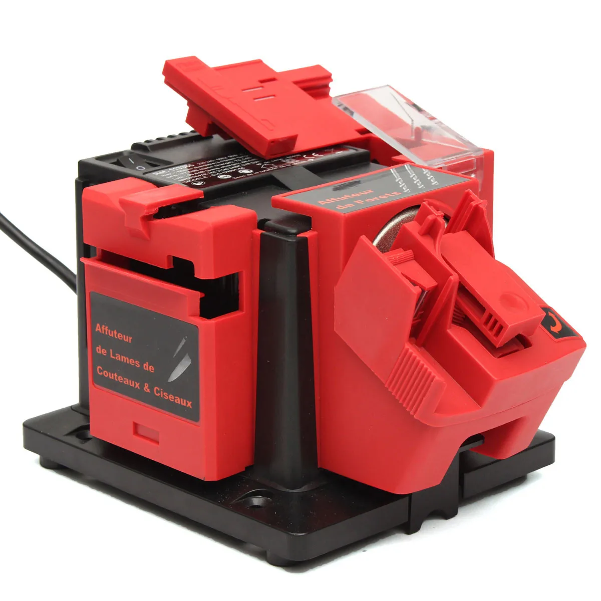 

Electric Multi Function Sharpener Drill Bit Scissor Chisel Planer Grinding Wheel 230-240V/AC 50Hz Emery Rotation Speed 1350/min