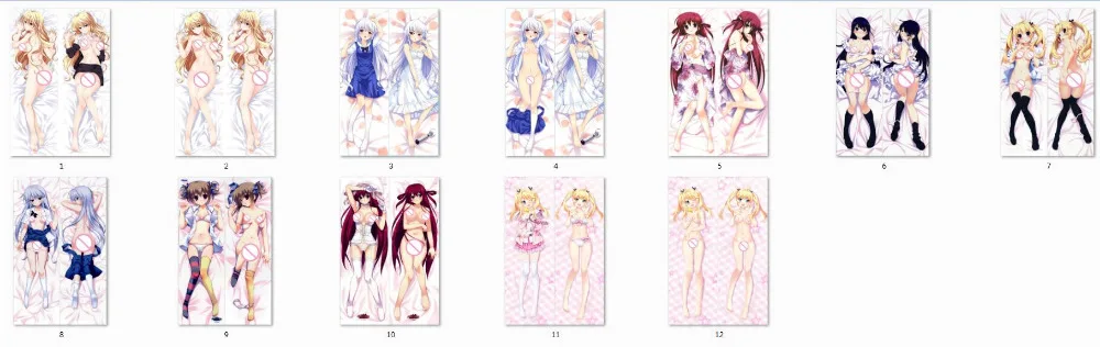 Аниме персонажи grisaia no kajitsu suou amane & matsushima michiru наволочка для подушки kazami kazuki harudera