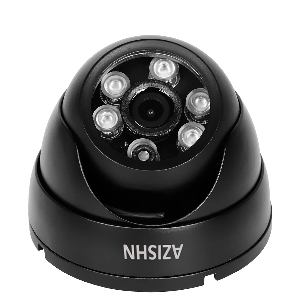 

AZISHN 720P/960P/1080P Outdoor IP Camera 6PCS ARRAY IR LEDS Night Vision ONVIF 2.0 H.264 IP66 Watherproof Surveillance DOME Cam