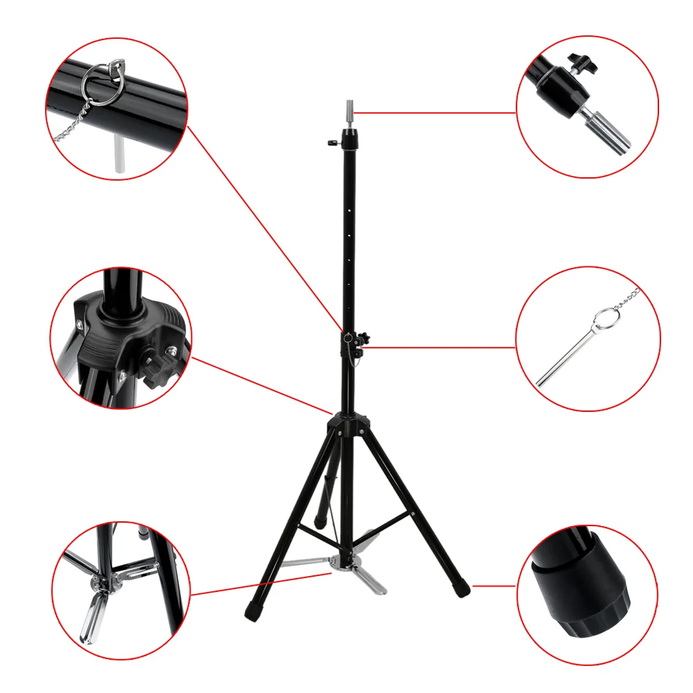 Новая вешалка для париков регулируемый штатив парикмахерский парик для волос тренировочный держатель для головы