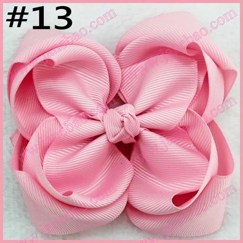 Бесплатная доставка 30 шт. 4 дюйма двухслойные бутиковые банты для волос