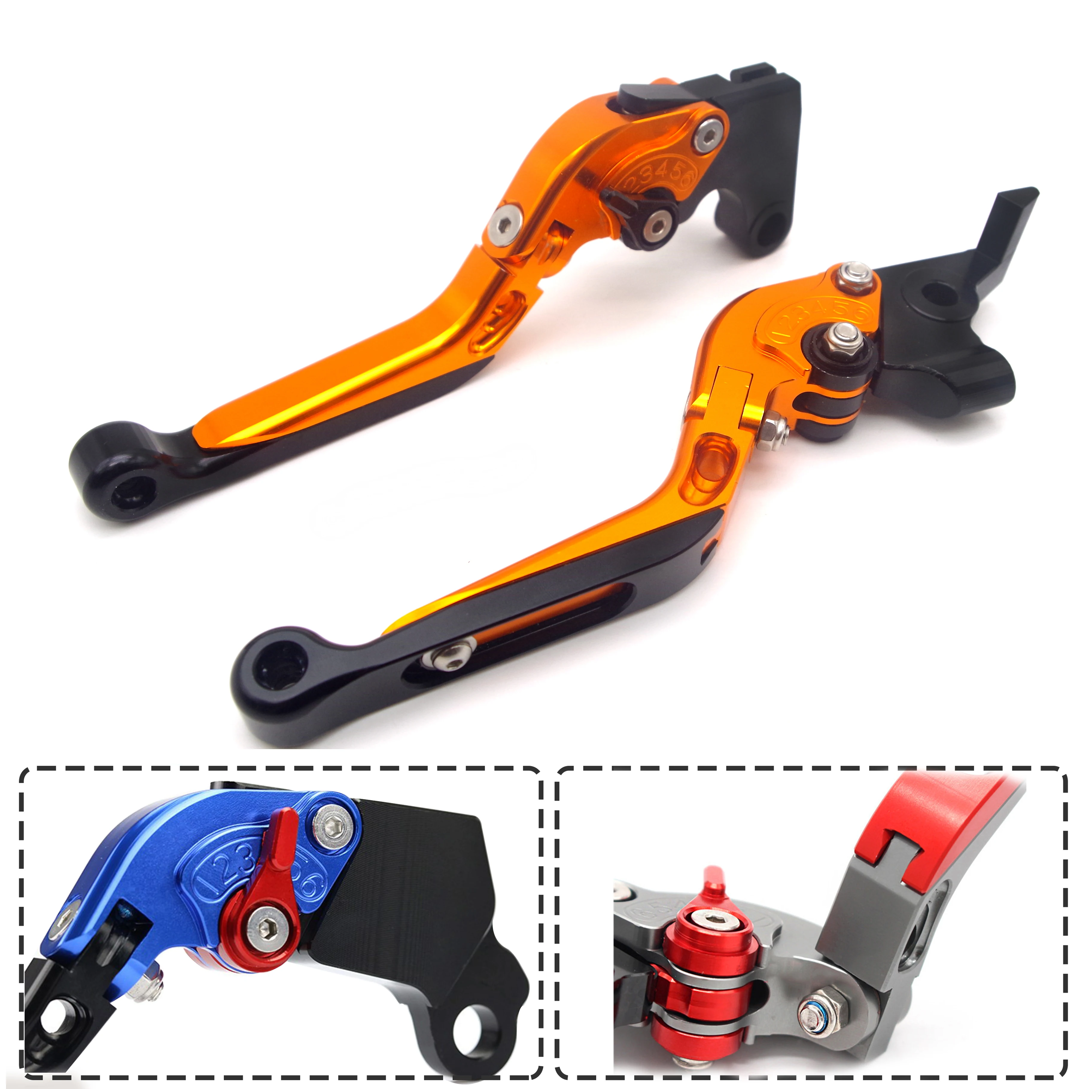 

folding extendable Motorcycle Brake Clutch Levers FOR Kawasaki ZX6R/636 2007-2017 ZX636R / ZX6RR 2005-2006 ZX-6 1990-1999