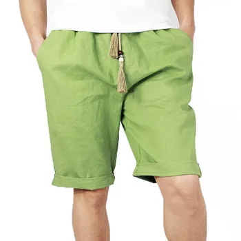 

2020 summer children's clothes boys shorts causal linen cotton baby boy shorts for boys big kids solid thin beach shorts